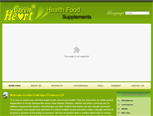 Tablet Screenshot of greenheartindia.com